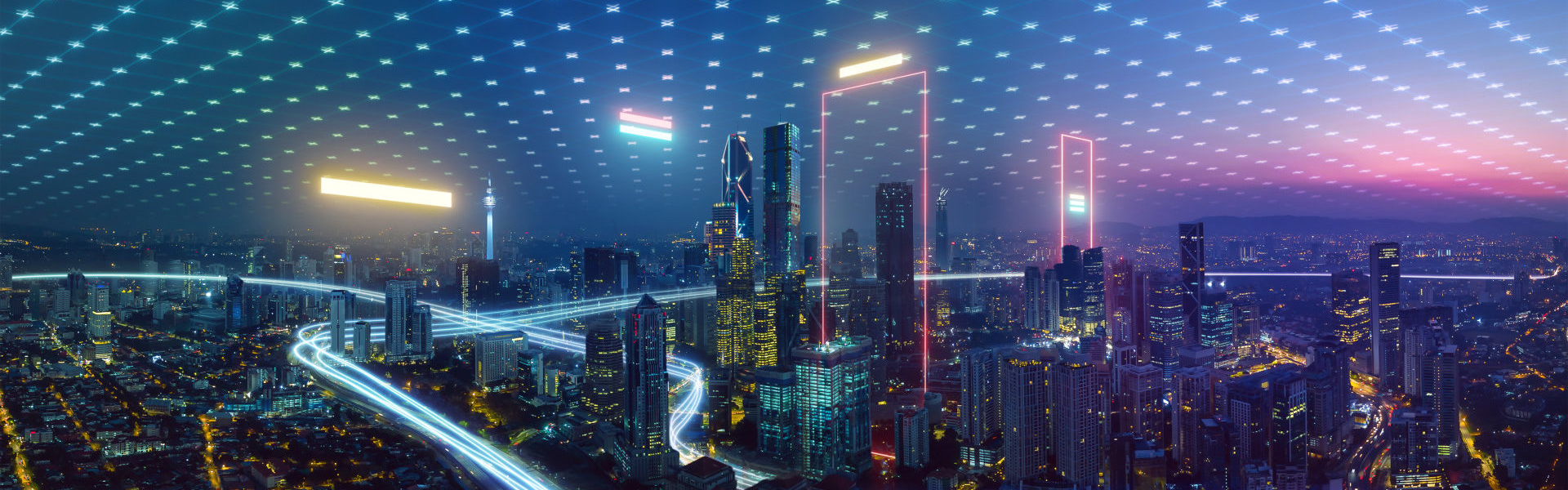city with advanced technology